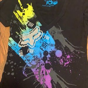 Fox Racing Women’s V-neck t-shirt Medium